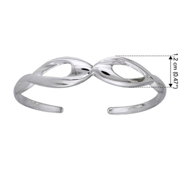 Sterling Silver Elegance Bangle TBA082